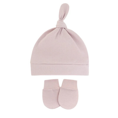 Kapa za novorođenče s rukavicama Jesen Zima Topli pamuk Dječje kape Stvari Dječji dodaci Noćna kapica za dojenčad 0-6 mjeseci Bebe