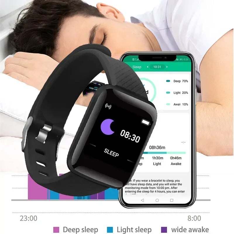 Gyermek okosóra Led digitális óra Vízálló okosóra gyerekeknek sport pulzusmérő Fitness nyomkövető óra fiú és lány