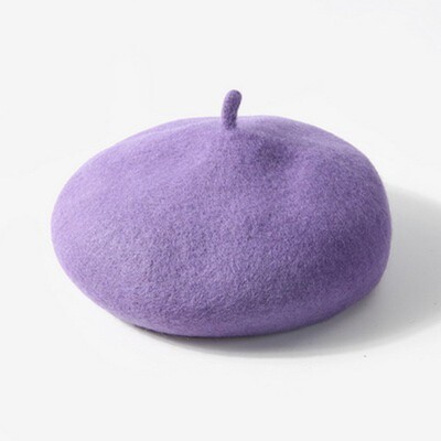 Παιδικά καπέλα μονόχρωμα χειμωνιάτικα καπέλα για παιδιά φθινοπωρινό και χειμώνα Vintage μονόχρωμο ζεστό μπερέ καπέλο κολοκύθας βελούδινο μάλλινο καπέλο μόδας