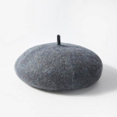 Παιδικά καπέλα μονόχρωμα χειμωνιάτικα καπέλα για παιδιά φθινοπωρινό και χειμώνα Vintage μονόχρωμο ζεστό μπερέ καπέλο κολοκύθας βελούδινο μάλλινο καπέλο μόδας