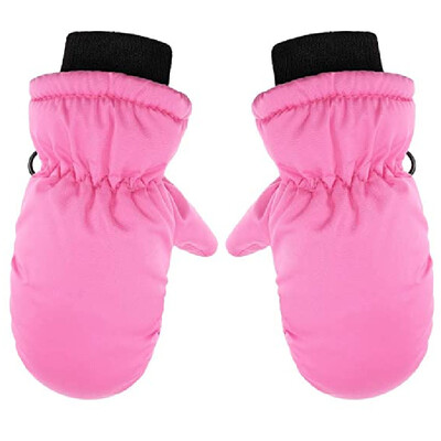 3 4 5 6 éves Téli Sí Hó Meleg kesztyű fiúknak Lányok Gyerekek Gyerekek Szélálló Vízálló Vastag Ujjatlan Szabadtéri Iskola