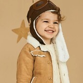 Meleg gyerek pilóta sapka baba ősz tél rajzfilm fülvédő sapka gyerek menő sapka fiú lány 3 hónapostól 5 éves korig fejtartozékok