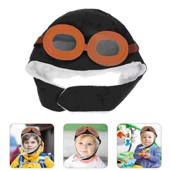 Warm Kids Pilot Hat Baby Autumn Winter Cartoon Protect Ear Cap Child Cool καπέλα Αγόρι κορίτσι 3 μηνών έως 5 ετών Αξεσουάρ κεφαλιού