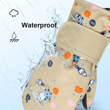 Cartoon Baby Winter Gloves Thicken Waterproof Παιδικά Γάντια Σκι Υπαίθριου Ζεστού Χιονιού Παιδικά Γάντια για Κορίτσια Αγόρια 1-6Y