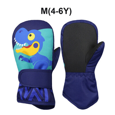 Mănuși de iarnă pentru bebeluși cu desene animate Îngroșați, impermeabile, pentru copii, pentru schi, în aer liber, pentru zăpadă caldă, pentru copii, pentru fete, băieți, 1-6 ani