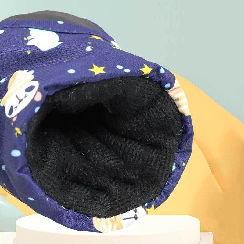 Mănuși de iarnă pentru bebeluși cu desene animate Îngroșați, impermeabile, pentru copii, pentru schi, în aer liber, pentru zăpadă caldă, pentru copii, pentru fete, băieți, 1-6 ani