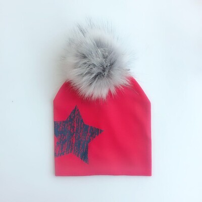 Őszi téli horgolt baba sapka lány fiú sapka gyerekeknek műszőrme pom pom sapka csillagok csecsemőkapka pamut új gyerekek baba sapka gyereksapka