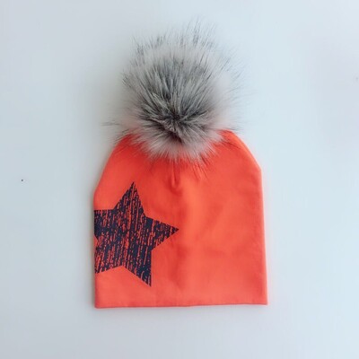 Őszi téli horgolt baba sapka lány fiú sapka gyerekeknek műszőrme pom pom sapka csillagok csecsemőkapka pamut új gyerekek baba sapka gyereksapka