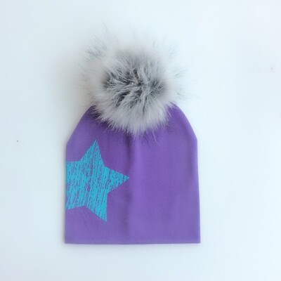 Őszi téli horgolt baba sapka lány fiú sapka gyerekeknek műszőrme pom pom sapka csillagok csecsemőkapka pamut új gyerekek baba sapka gyereksapka