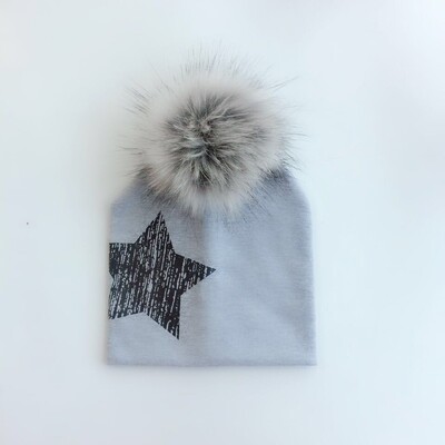 Őszi téli horgolt baba sapka lány fiú sapka gyerekeknek műszőrme pom pom sapka csillagok csecsemőkapka pamut új gyerekek baba sapka gyereksapka