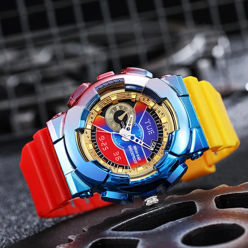 Divat gyerekóra fiúknak lányoknak kvarc karóra szilikon szíjas sportórák gyerekeknek diákok női menő vízálló órák