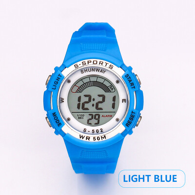 UTHAI CE02 gyerek gyerekóra Elektronikus kvarc karóra fiú lánynak 50m vízálló diák sportórák színes reloj