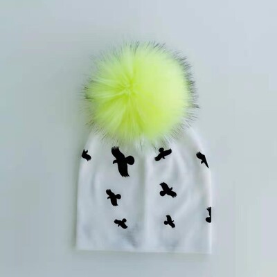 pălărie pentru copii din bumbac, pălării pentru copii mici, elemente de recuzită pentru nou-născuți, pălărie de modă pentru bebeluși, șapcă pentru fete cu pompon pentru bebeluși.