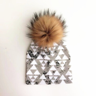 pălărie pentru copii din bumbac, pălării pentru copii mici, elemente de recuzită pentru nou-născuți, pălărie de modă pentru bebeluși, șapcă pentru fete cu pompon pentru bebeluși.