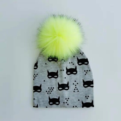 pălărie pentru copii din bumbac, pălării pentru copii mici, elemente de recuzită pentru nou-născuți, pălărie de modă pentru bebeluși, șapcă pentru fete cu pompon pentru bebeluși.