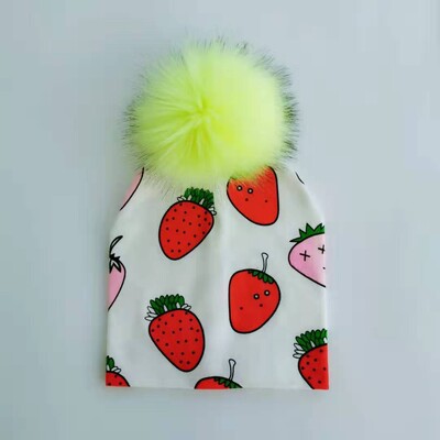 pălărie pentru copii din bumbac, pălării pentru copii mici, elemente de recuzită pentru nou-născuți, pălărie de modă pentru bebeluși, șapcă pentru fete cu pompon pentru bebeluși.