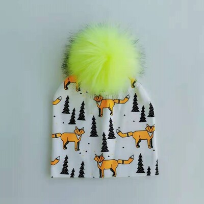 pălărie pentru copii din bumbac, pălării pentru copii mici, elemente de recuzită pentru nou-născuți, pălărie de modă pentru bebeluși, șapcă pentru fete cu pompon pentru bebeluși.