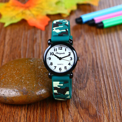 Robna marka Dječji sat s kamuflažnim remenom Kvarcni satovi s crtanim filmom Student Dječak Djevojčica Sport Vojni obožavatelj Cool ručni sat Dropshipping