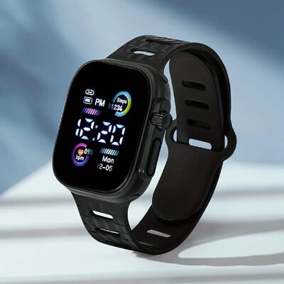 Digitális gyerekórák Sport fiúknak lányoknak világító gyermek elektronikus karóra Diákoknak Óra Órák Óra reloje