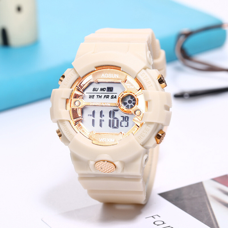 UTHAI CE39 Детски спортен часовник Електронен ръчен часовник за момчета Момичета Деца Студенти LED Тийнейджъри