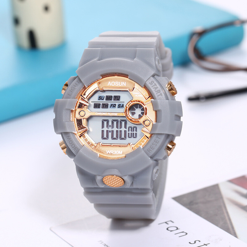 UTHAI CE39 Детски спортен часовник Електронен ръчен часовник за момчета Момичета Деца Студенти LED Тийнейджъри