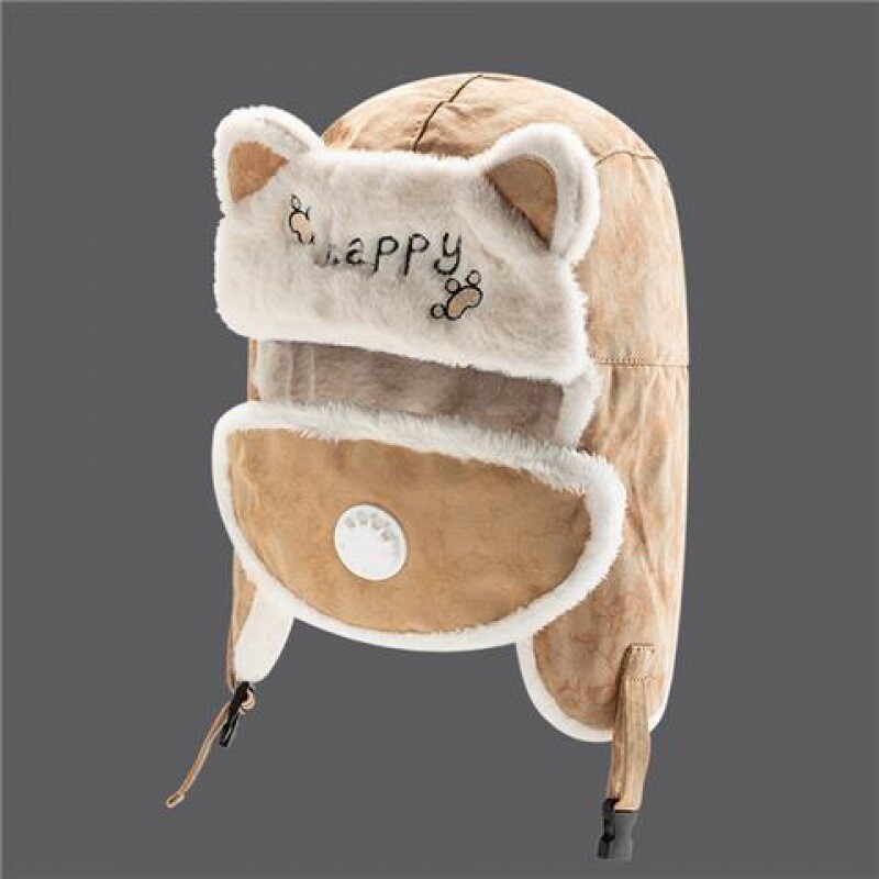 Elektromos biciklizés közben viselt sapka női meleg fülhallgatáshoz, őszi Lei Feng téli kerékpározás szélálló sapka és hideg