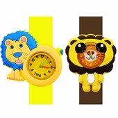 Ceasuri pentru copii, leu din desene animate, 2-14 ani pentru copii, timp de studiu, jucărie, brățară palmă, ceasuri pentru copii, pentru băieți, fete, cadou de aniversare