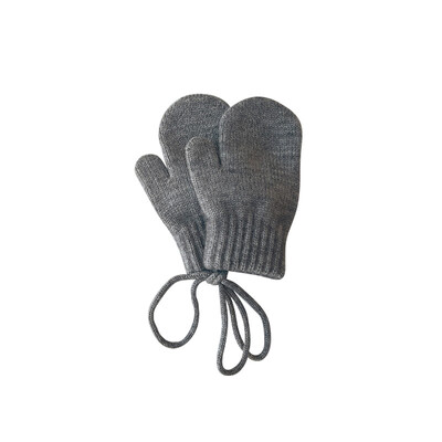 Candy Color vilnonės kūdikių pirštinės žieminės pirštinės su apynasriu kumštinės pirštinės vaikams mergaitėms berniukams surištos vaikiškos kumštinės pirštinės Šilti kūdikių aksesuarai 2024 m. Nauja