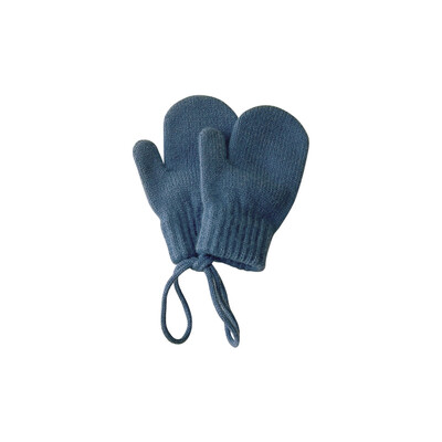 Candy Color vilnonės kūdikių pirštinės žieminės pirštinės su apynasriu kumštinės pirštinės vaikams mergaitėms berniukams surištos vaikiškos kumštinės pirštinės Šilti kūdikių aksesuarai 2024 m. Nauja