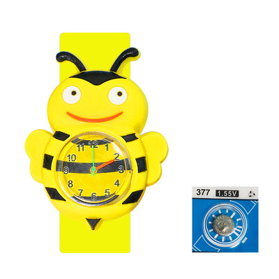 Prekrasni satovi s leptirima, pčelicama, bubamarama za djecu Igračke Life Vodootporni silikonski dječji slap ručni sat Poklon za bebu od 1 godine