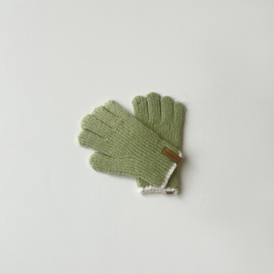 1-4Y Cartoon Bear Baby labakindad Talve soojad Lapsed Beebid Tüdrukud Kindad Kootud Lapsed Väikelapsed Paksud Lapse fliis Multifilmi labakindad