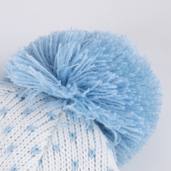 Baby Winter Earflap Καπέλο για Κορίτσια Αγόρια Βρέφος νήπιο Χριστουγεννιάτικο πλεκτό τάρανδος καπέλο Pompom Παιδικό καπέλο ζεστό φλις με επένδυση πηγουνιού