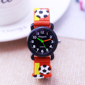 2024 m. Nauji Mieli šaunūs vaikų berniukų mergaičių futbolo silikoniniai laikrodžiai maži vaikai mokiniai mokosi laiko paprastos 3-12 metų gimtadienio dovanos