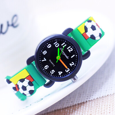 2024 m. Nauji Mieli šaunūs vaikų berniukų mergaičių futbolo silikoniniai laikrodžiai maži vaikai mokiniai mokosi laiko paprastos 3-12 metų gimtadienio dovanos