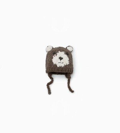 2023, iarnă, primăvară, caldă, ursuleț, desene animate pentru bebeluși, băieți, fete, copii, tricotate, pălării cu căptușeală din bumbac