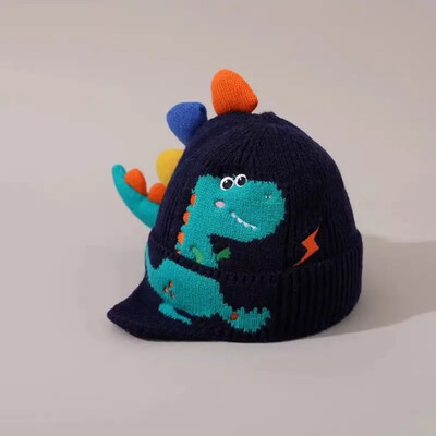 Vaikams rudens/žiemos megzta šilta kepurė berniukams miela itin minkšta megzta pliušinė kepurė mergaičių nuo vėjo nepraleidžianti ausų apsauga kūdikiui sustorėjusi šilta