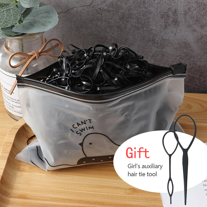 500 db/ csomag lány színes kis gumiszalagok eldobható hajpántok lófarok rugalmas fejpánt lány aranyos divatos hajkiegészítők