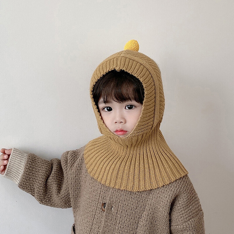 MILANCEL új téli gyerek dinoszaurusz kötött sapka gyerekeknek aranyos sapka sállal fiúknak meleg sapka