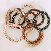 Coreeană 10 bucăți la modă pentru femei, scrunchies de păr pentru fete, benzi elastice pentru păr, gumă de păr/cravată/coadă de cal, accesorii pentru suport de păr