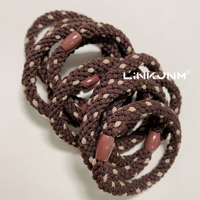 Coreeană 10 bucăți la modă pentru femei, scrunchies de păr pentru fete, benzi elastice pentru păr, gumă de păr/cravată/coadă de cal, accesorii pentru suport de păr