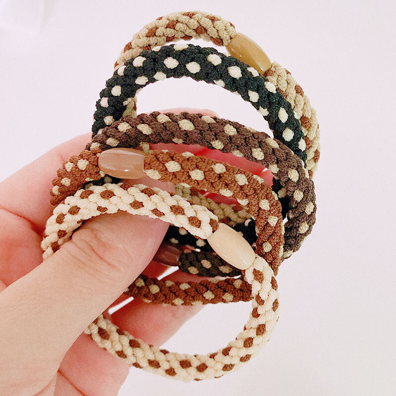 Coreeană 10 bucăți la modă pentru femei, scrunchies de păr pentru fete, benzi elastice pentru păr, gumă de păr/cravată/coadă de cal, accesorii pentru suport de păr