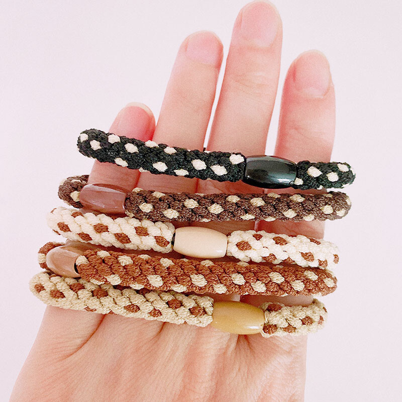 Coreeană 10 bucăți la modă pentru femei, scrunchies de păr pentru fete, benzi elastice pentru păr, gumă de păr/cravată/coadă de cal, accesorii pentru suport de păr