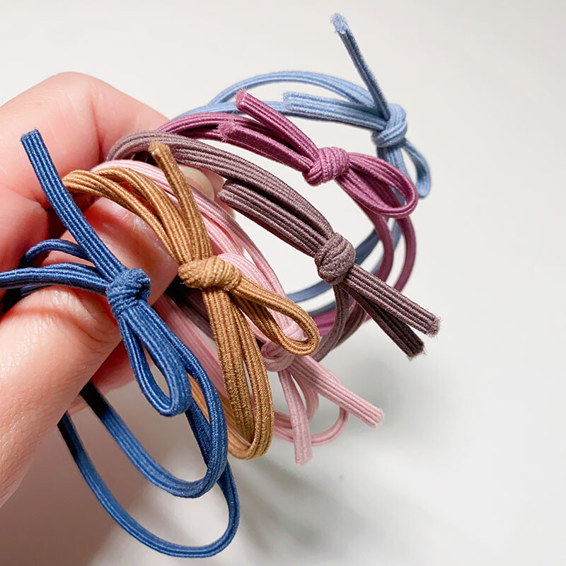 12 bucăți scrunchies pentru păr pentru fete benzi elastice pentru păr pentru coadă de cal Suporturi pentru păr Bentite pentru cravată de gumă Accesorii cadou