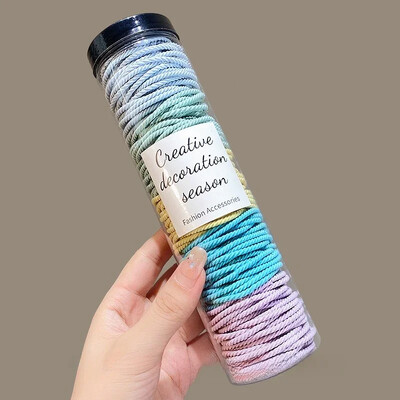 100db/tétel Hajgumik Egyszínű Elasztikus Gumiszalag Hajpánt Fejpánt Scrunchie Hajkiegészítők