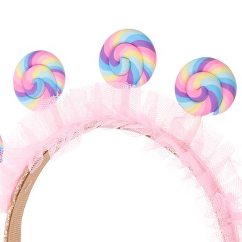 Candy Headband Kids Hair Hoop Hair Band Kids Lollipop Headband νήπιο λουρί για κορίτσια Κρίκοι μαλλιών Γλυκά αξεσουάρ μαλλιών