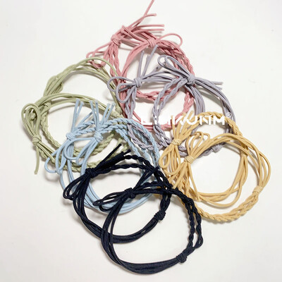 12 vnt. Moteriškos apyrankės plaukų kaklaraiščiai, mergaičių elastinės plaukų juostelės, vaikiškos dantenos/arklio uodegos laikiklis, gimtadienio dovanų priedai