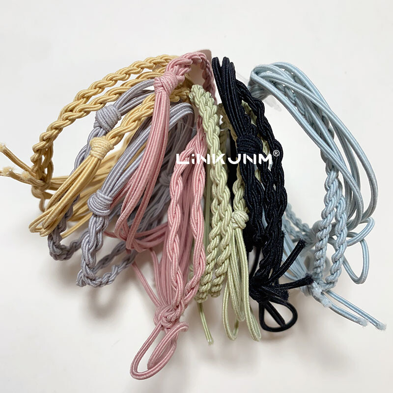 12 vnt. Moteriškos apyrankės plaukų kaklaraiščiai, mergaičių elastinės plaukų juostelės, vaikiškos dantenos/arklio uodegos laikiklis, gimtadienio dovanų priedai