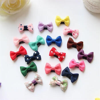 10/20 τμχ Candy Color Baby Mini Small Bow Hair Clips Ασφαλείς καρφίτσες μαλλιών Barrettes για παιδιά Κορίτσια Παιδικά αξεσουάρ μαλλιών Χονδρική