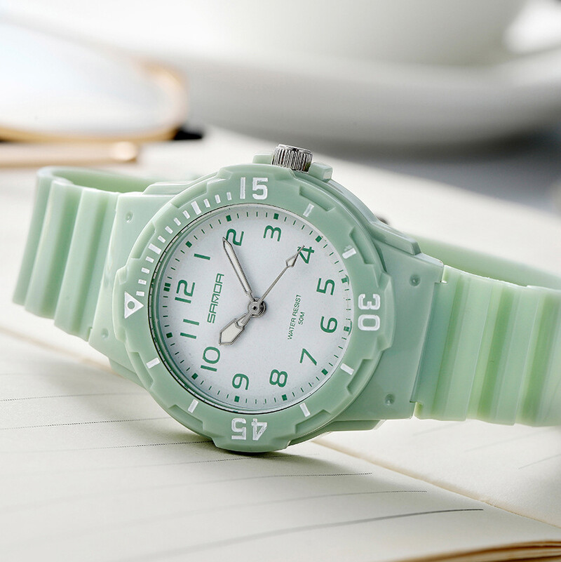 UTHAI CE31 Gyermek sportóra Órák 50m Vízálló karórák gyerekeknek Lányok Fiúk Tini Diákok PU Puha