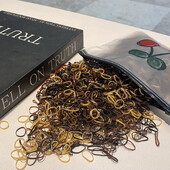 2000db/tétel Kis eldobható átlátszó hajkötők kislányoknak Rugalmas gumiszalagok karkötőhöz Baba Mini haj kötél fejpánt